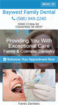 Mobile Screenshot of baywestfamilydental.com